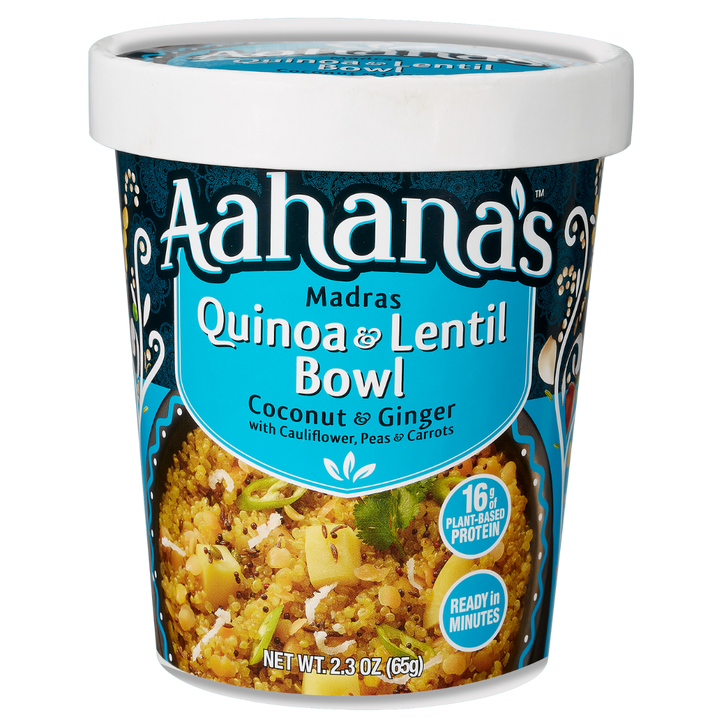 Madras Quinoa & Lentil Bowl (4 Pack) by aahanasnaturals.com