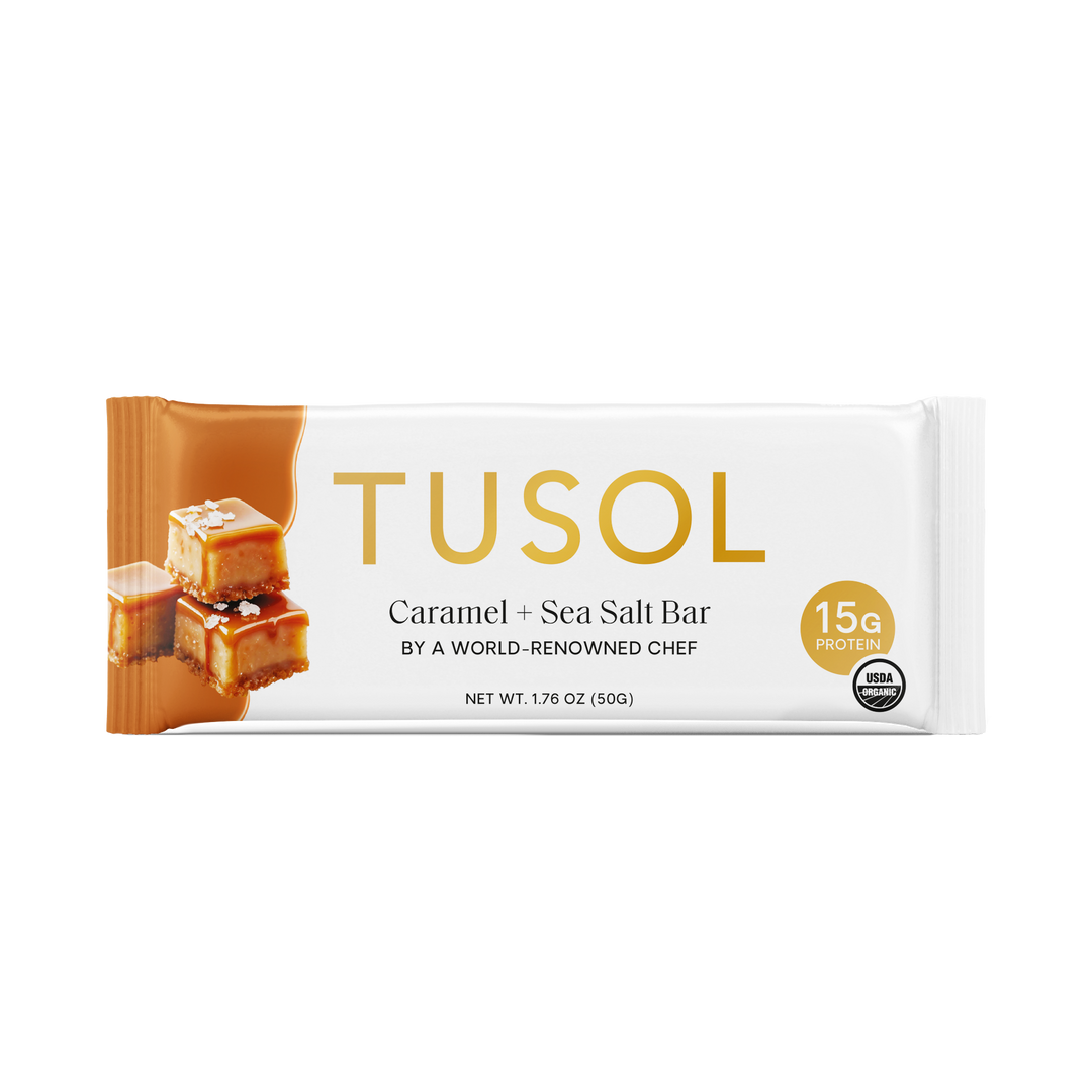 Caramel + Sea Salt Protein Bar (8 Pk) by TUSOL Wellness