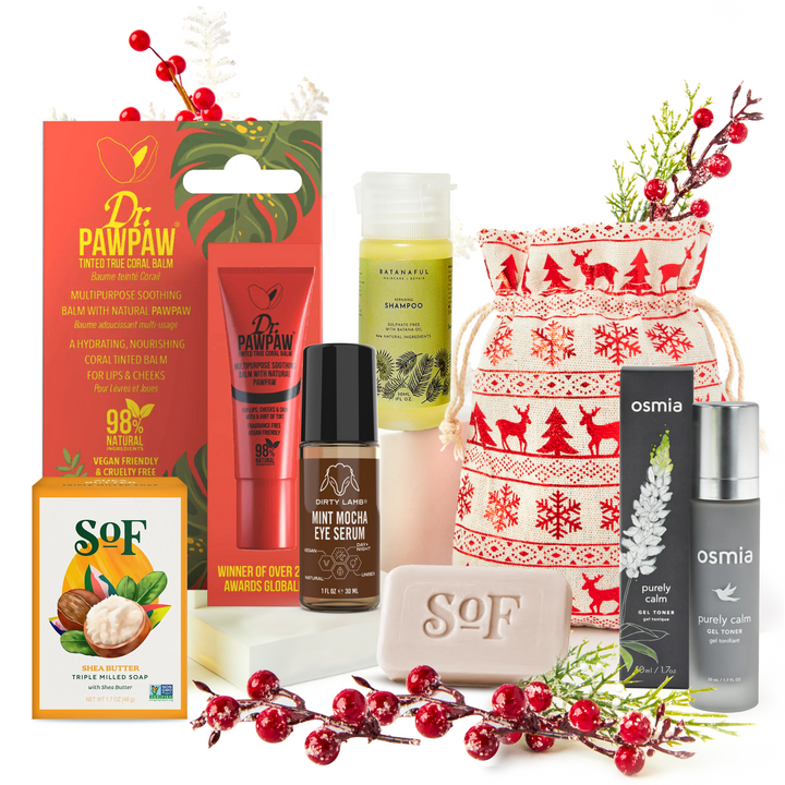 Holiday Winter Glow and Protect Beauty Bag