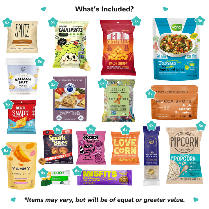 Vegan Snacks Galore - 90 Count