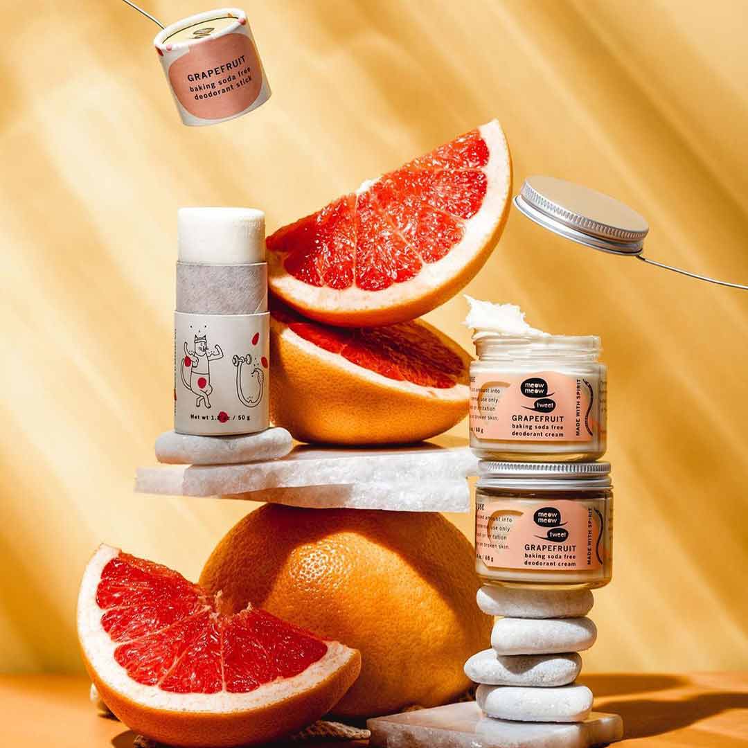 Grapefruit Natural Deodorant Cream