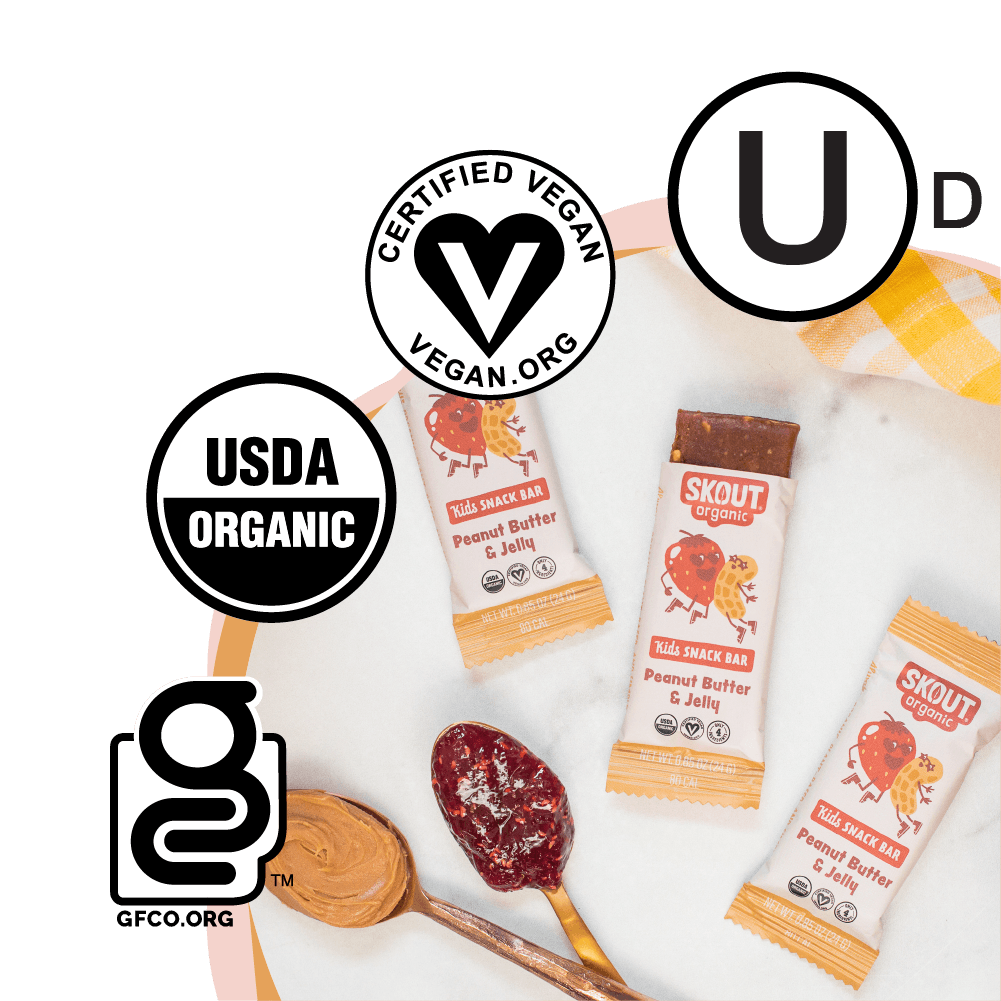 Skout Organic Kids Bar Variety Pack - 36 Pack Organic Kids Bars Skout Organic 