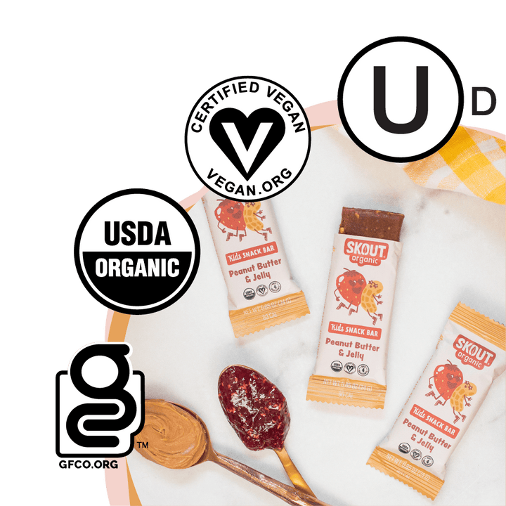Skout Organic Kids Bar Variety Pack - 36 Pack Organic Kids Bars Skout Organic 