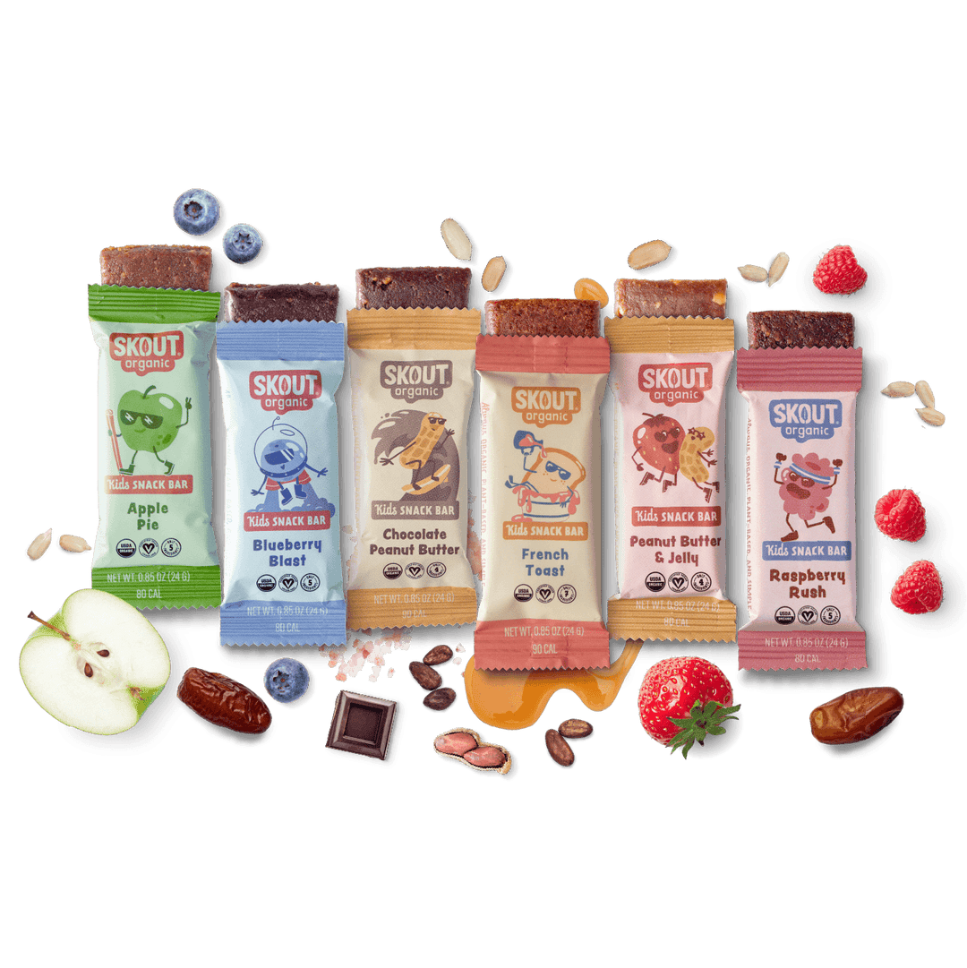 Skout Organic Kids Bar Variety Pack - 36 Pack Organic Kids Bars Skout Organic 