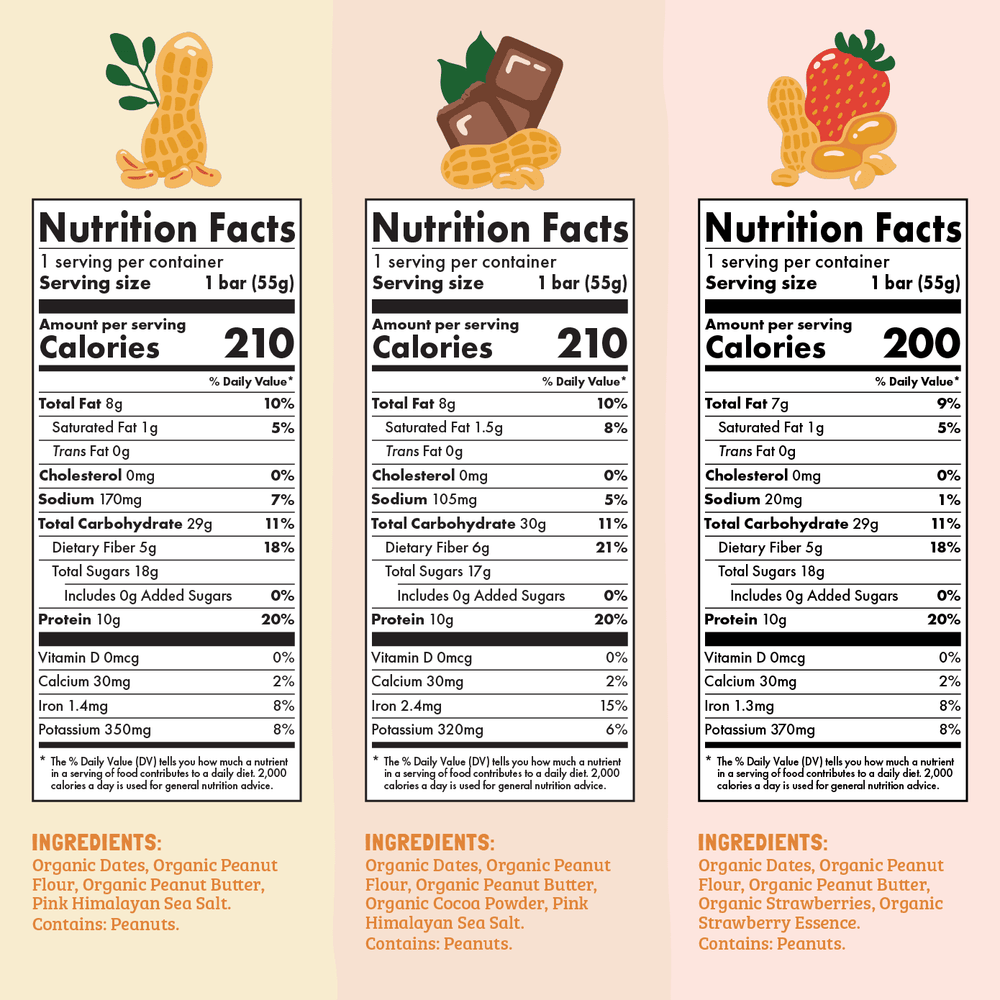 Skout Organic Peanut Butter Protein Bar Bundle - 15 Pack Organic Protein Bar Skout Organic 