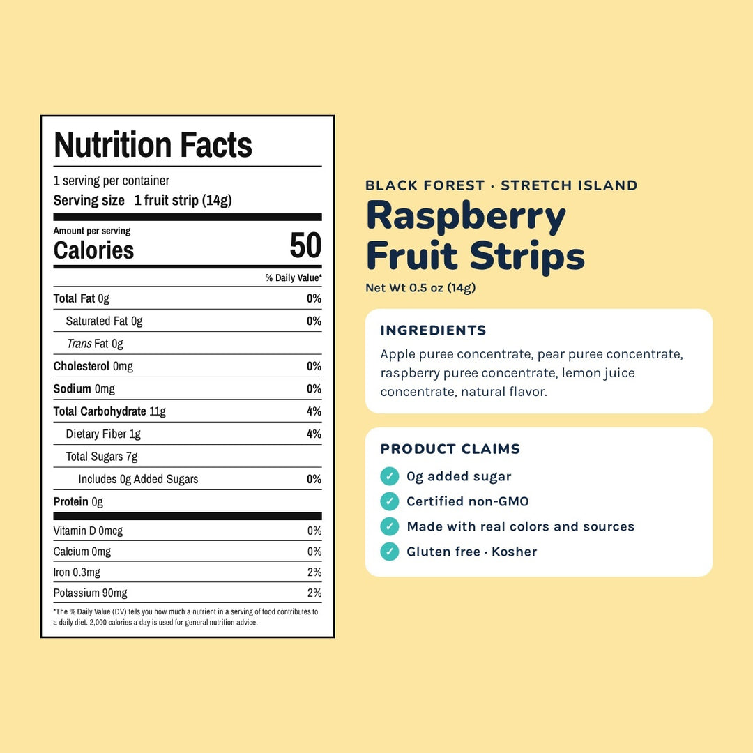Black Forest Raspberry Fruit Strip