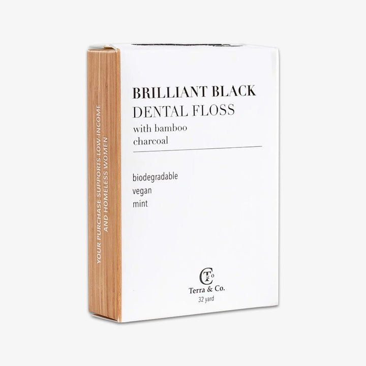 terra and co charcoal dental floss