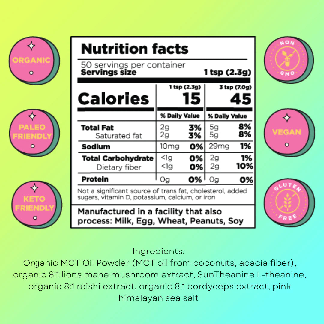 Best Seller Bundle: Wonder Matcha + Wonder MCT Focus Creamer (Save 13%) by Pow