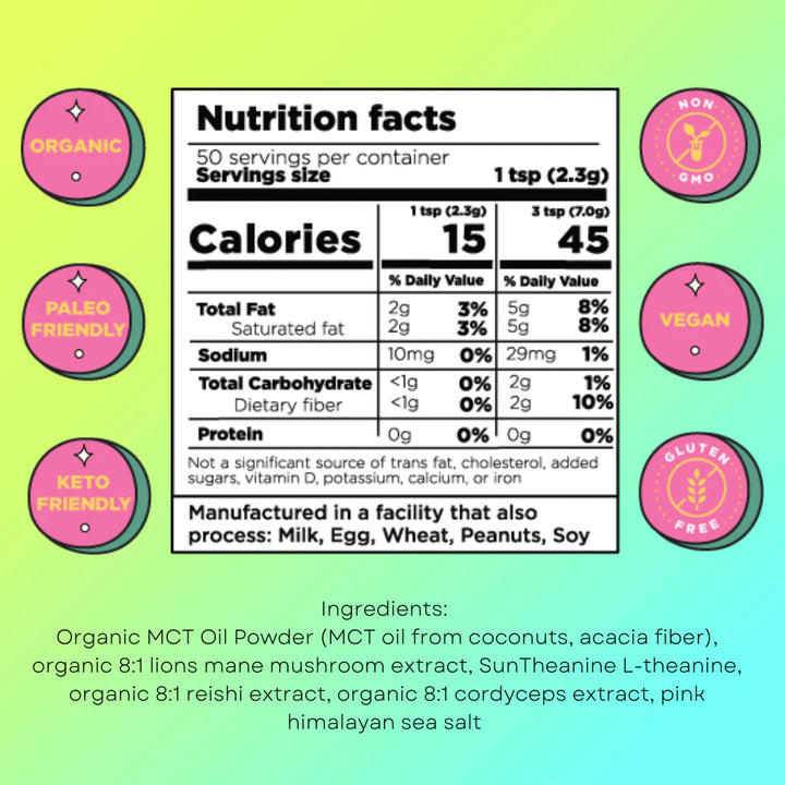 Best Seller Bundle: Wonder Matcha + Wonder MCT Focus Creamer (Save 13%) by Pow