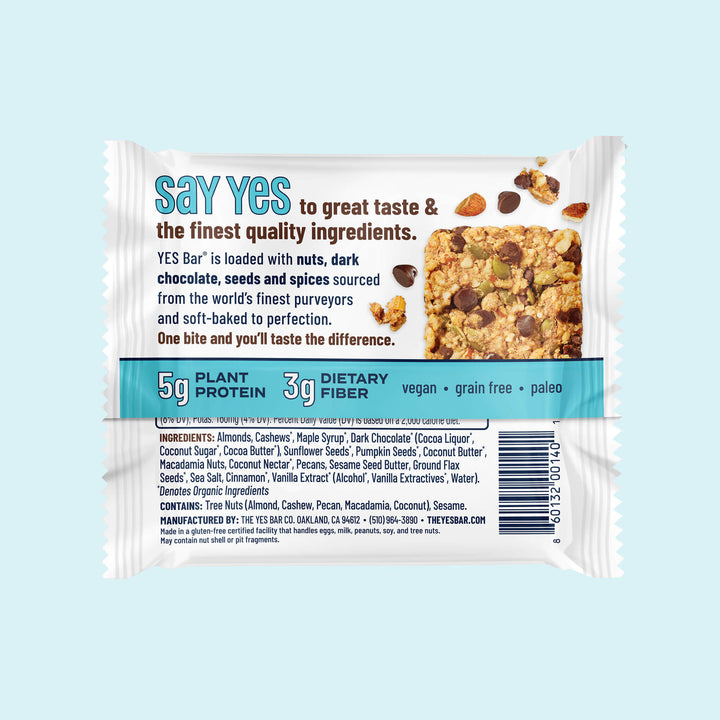 Dark Chocolate Chip Six Pack by YES BAR®