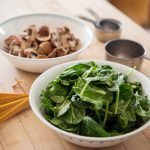 Truffled Spinach Ingredients