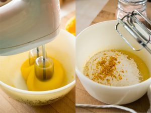 Mixing Lemon Bundt Batter