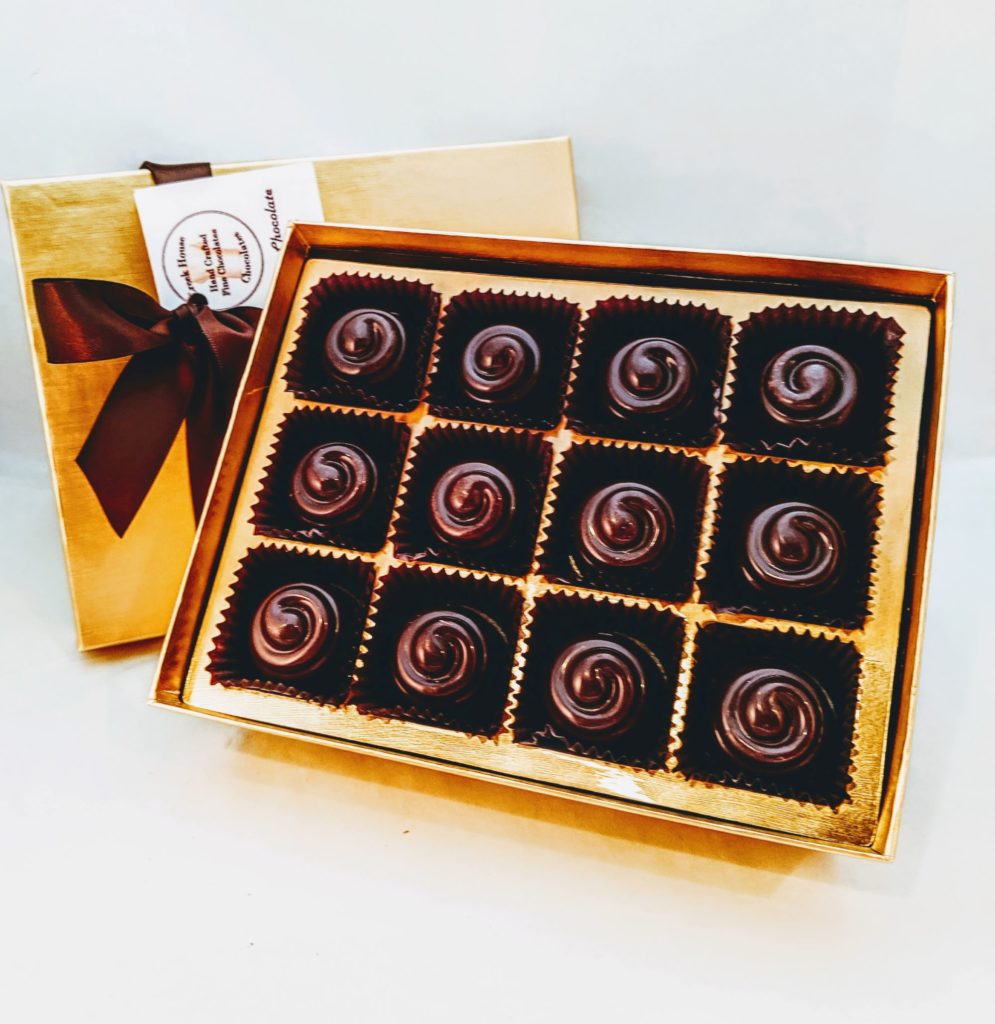 24 piece hazelnut truffles