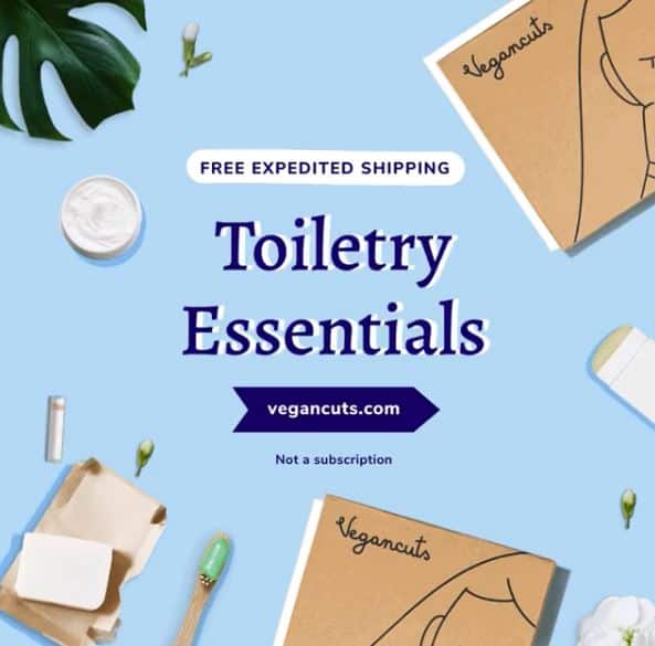 Vegancuts Toiletry Essentials Box