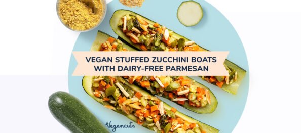 Vegan Stuffed Zucchini Boats
