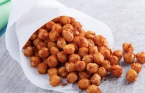 roasted chickpeas vegan snack