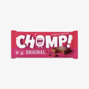 chomp vegan milk chocolate bar