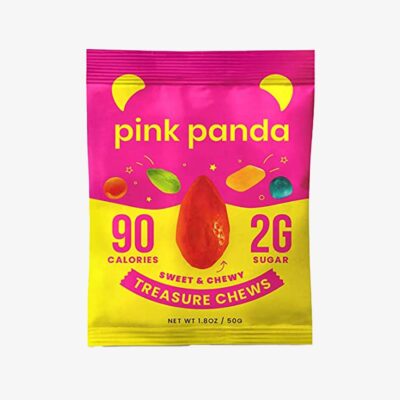 pink panda sweet chewy treasure chews candy